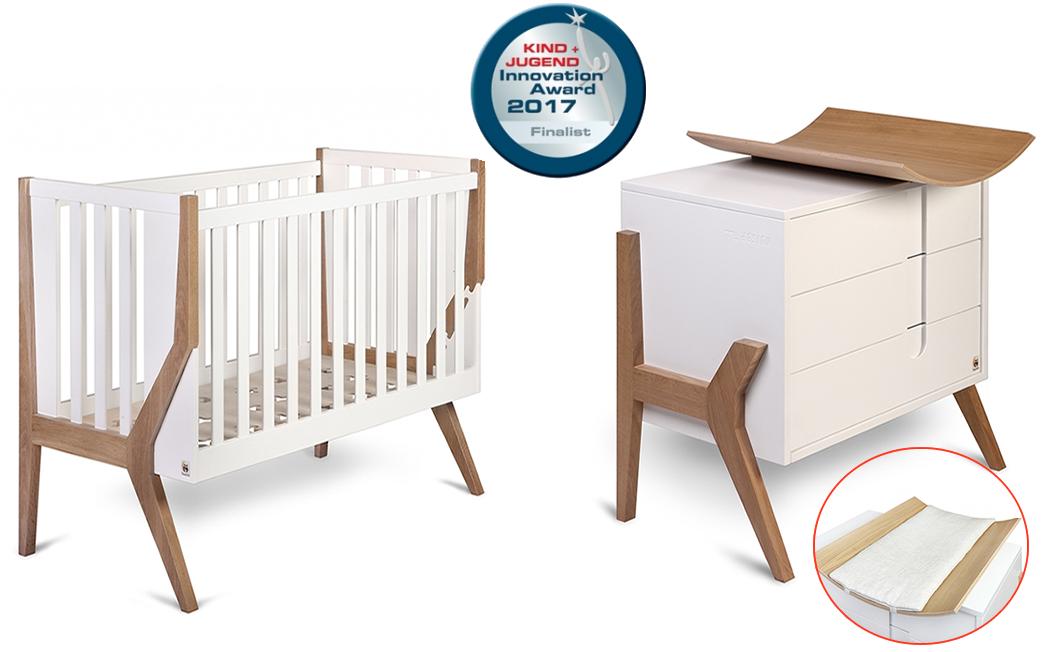 Glimlach Makkelijker maken Orthodox YappyIcon Ledikant & Commode - Ledikanten / Babykamers - Baby Mundo