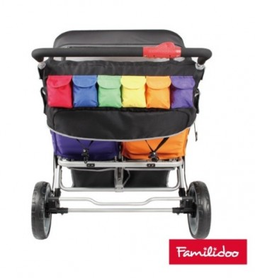 6 persoons kinderwagen familidoo achterkant 0