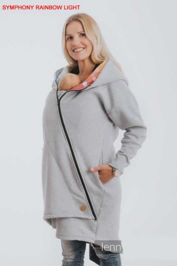 Asymmetrisch positekleding jas