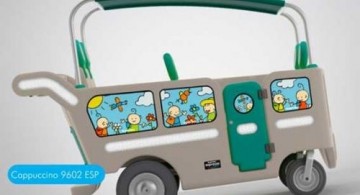 Espresso Elektrische Minibus Basis 6 Persoons kinderwagen