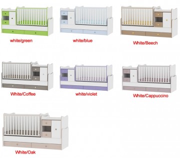 MiniMax Babykamer 6 in 1 (NIEUW 2017)