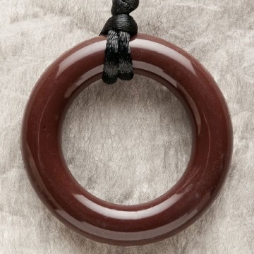 Dark Brown Ring Pendant