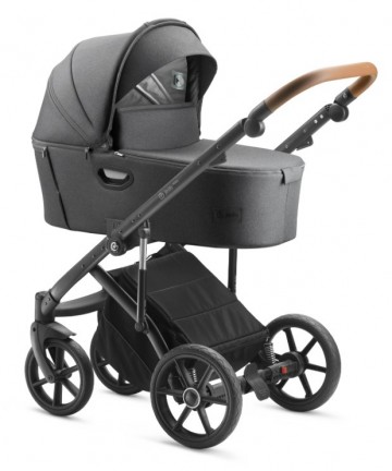 Ec 12 jedobaby tamel cognac zwart kinderwagen