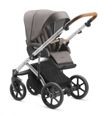 Ec 14 jedobaby cognac grijs frame buggy