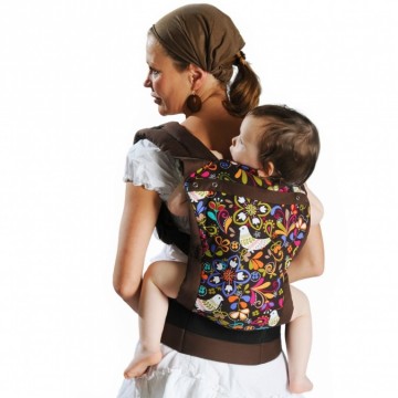 Liliputi® Soft Ergonomisch Draagzak Rainbow line Folk-tale 