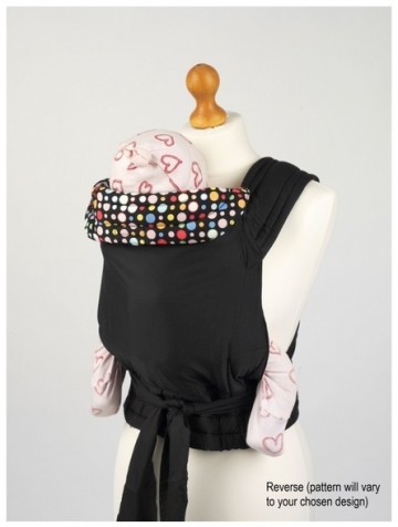 Mei Tai Green white Dotted