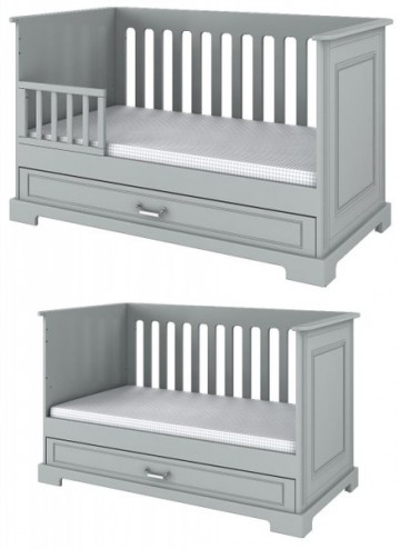 Ines, Bellamy by Natalys Ledikant met Commode Grijs