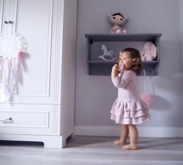 Ines, Bellamy by Natalys Ledikant met Commode Grijs