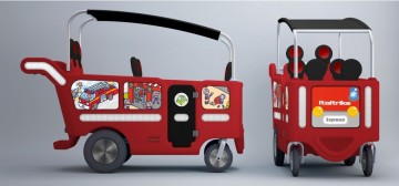 Espresso Elektrische Granturismo Minibus 6 Persoons kinderwagen