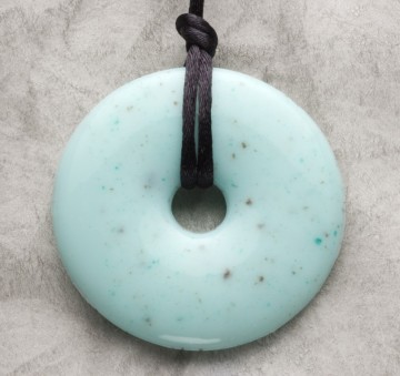 Jade Donut Shaped Pendant