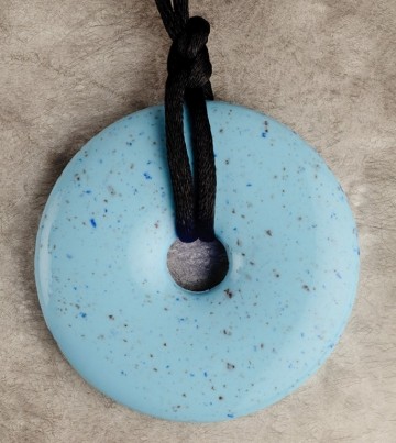 Lapis Lazuli Donut Shaped Pendant