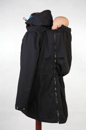 Lenny Lamb Parka Draagjas Black & Diamond Plaid