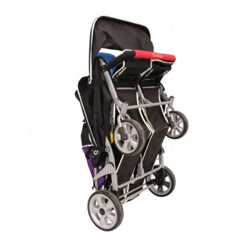 Lidoo bus ingeklapt 6 persoonwagen