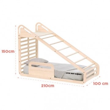 Lit montessori mamatoys naturel 1