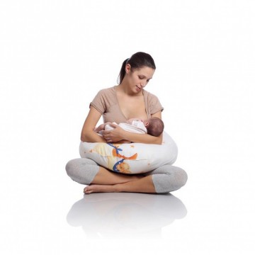 Lorelli Voedingskussen White - Pink