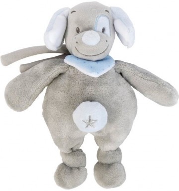 Muziek knuffel hond nattou