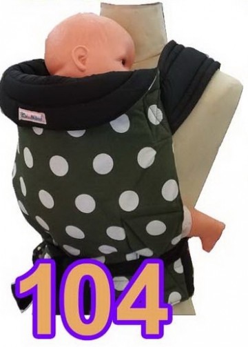 Mei Tai Green white Dotted