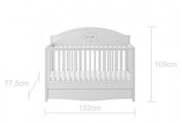 Polplgood night snow bliss lozeczko 70x140 4585