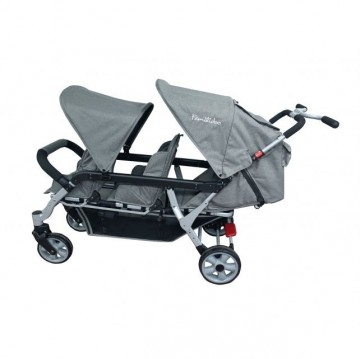Poussette 3 places lidoo h3e ergondrive full grey 2