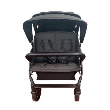 Poussette 4 places lidoo city h4e full black 2