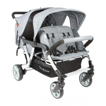 Poussette 4 places lidoo city h4e full grey 3 1