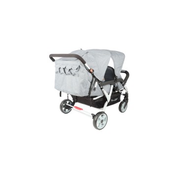 Poussette 4 places lidoo city h4e full grey 6