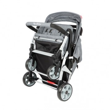 Poussette 4 places lidoo city h4e full grey 8