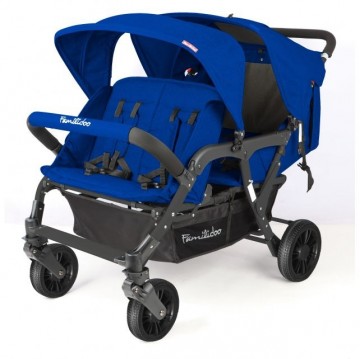 Poussette 4 places lidoo lite artic blue 1
