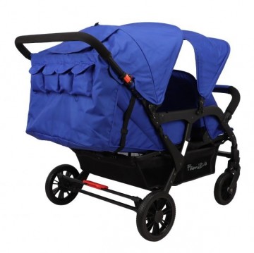 Poussette 4 places lidoo lite artic blue 6
