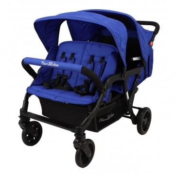 Poussette 4 places lidoo lite artic blue