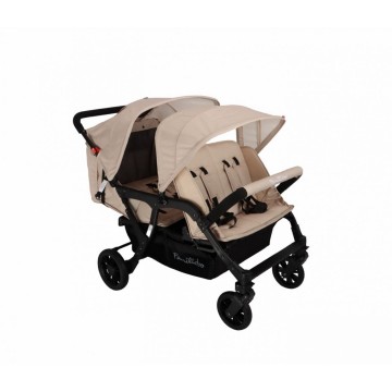 Poussette 4 places lidoo lite beige sand 2