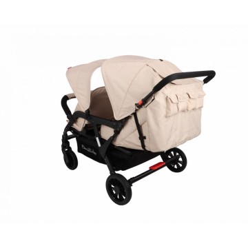 Poussette 4 places lidoo lite beige sand 6
