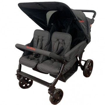 Poussette 4 places lidoo star full black 4