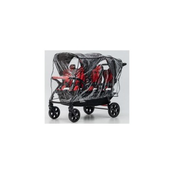 Poussette 6 places assises reversibles dsp6 red 3