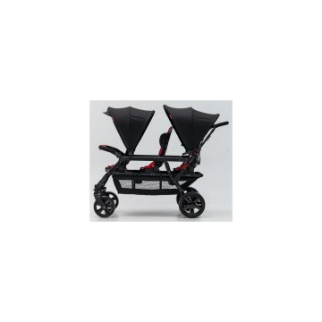 Poussette 6 places assises reversibles dsp6 red 8