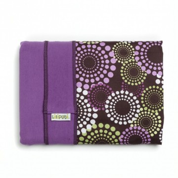 Liliputi® Rekbare Draagdoek Rainbow line - Lavendering