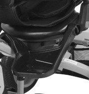 Speedydetachable footrest for small children