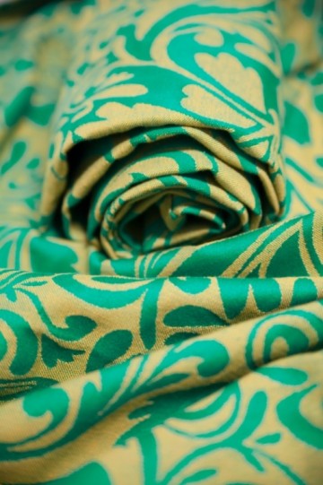 Lenny Lamb Jacquard Twisted Leaves G&Y