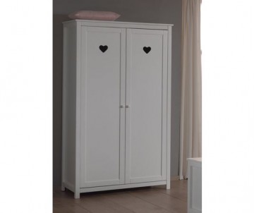 Vipack 2 deurs kledingkast amori wit