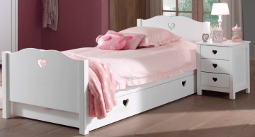 Vipack amori wit kinderbedjes 200x0 cm wit