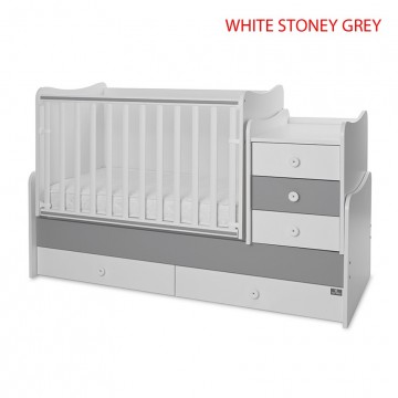 White stonr grey