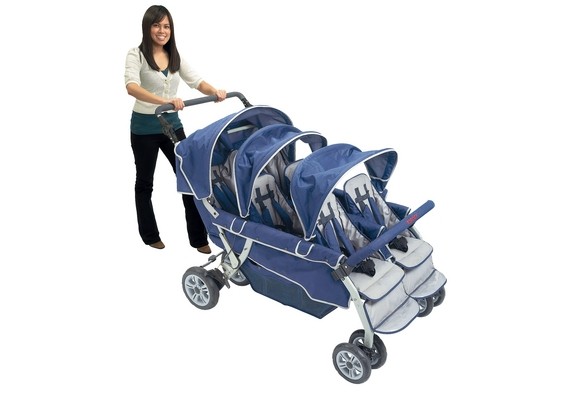 Heel boos solidariteit Mobiliseren Bye-Bye Kinderwagen 6-Seater buggy voor 6 kinderen - Duowagens /  Meerlingwagens/ Trippy - Baby Mundo