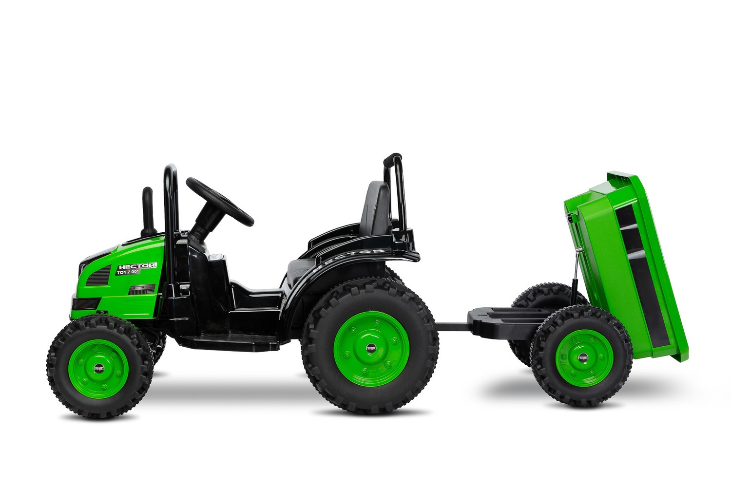 Toyz accu Tractor - elektrische kinderauto 12V- auto voor - met ledverlichting, radio met bluetooth en mp3. - Babyspeelgoed - Baby Mundo