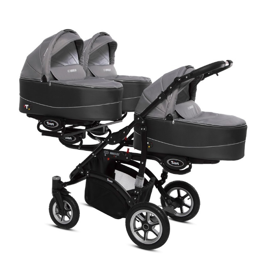 Trippy triplets drieling kinderwagen 2 in 1 - Duowagens / Meerlingwagens/ Trippy - Baby